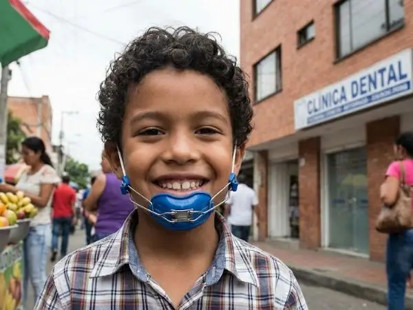 Máscara facial ortopedia maxilar niños